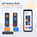 AI Factory Sort Mobile Game Template