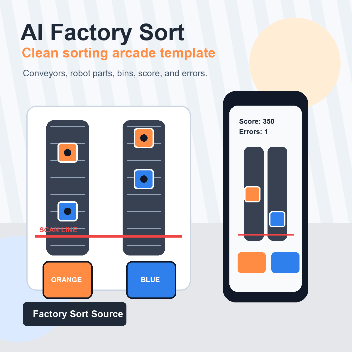 AI Factory Sort Mobile Game Template