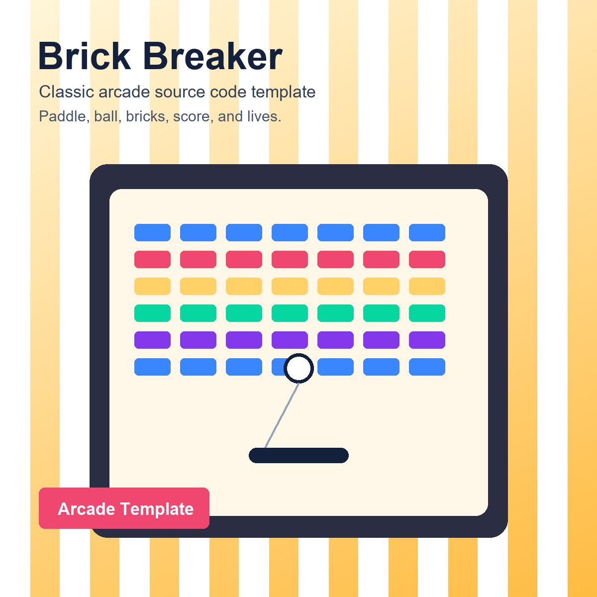 Brick Breaker Mobile Game Template