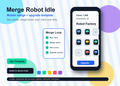 Merge Robot Idle Mobile Game Template