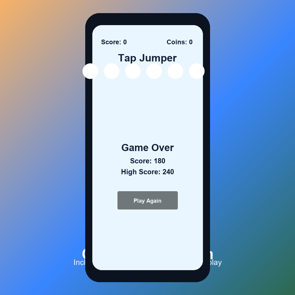 Tap Jumper Mobile Game Template