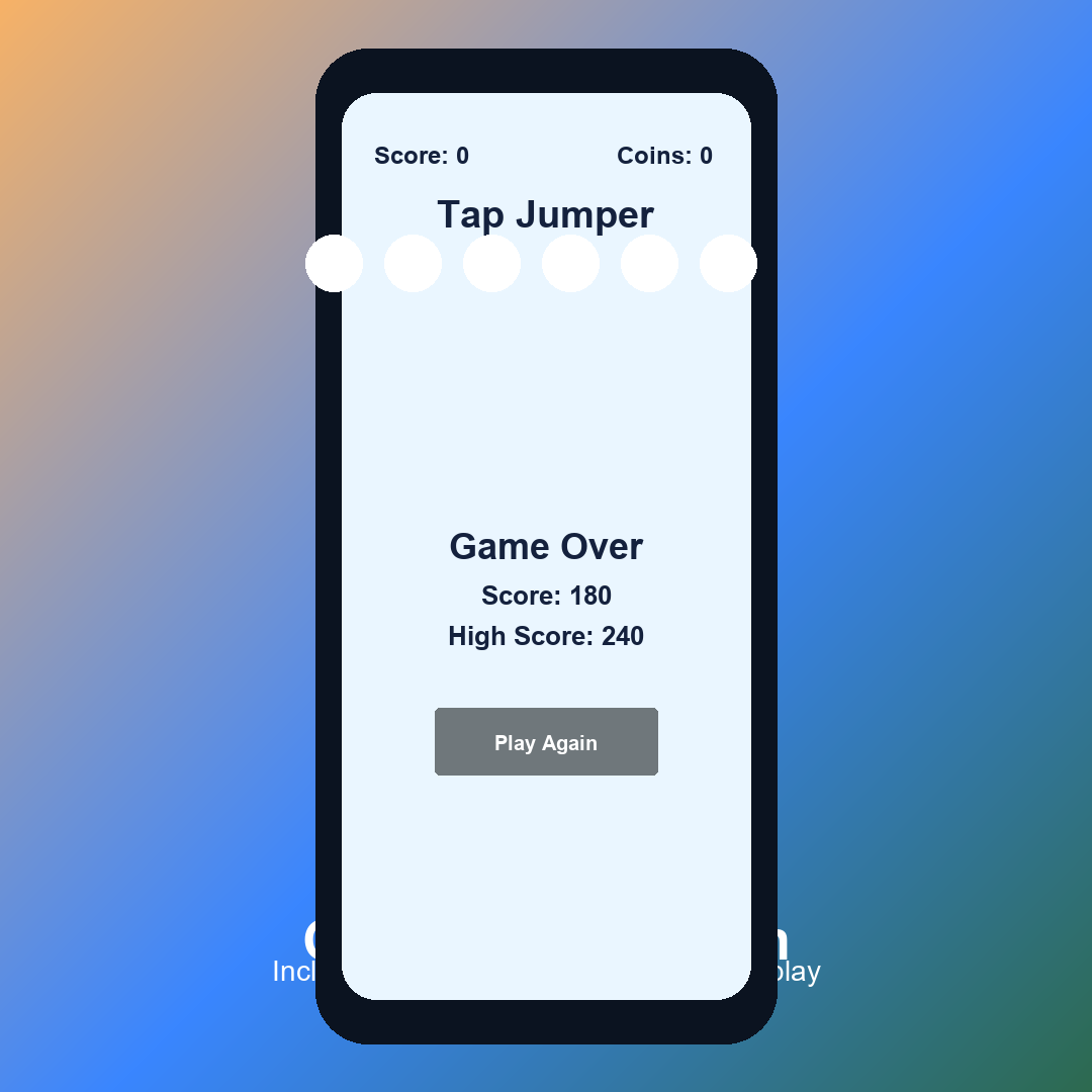 Tap Jumper Mobile Game Template