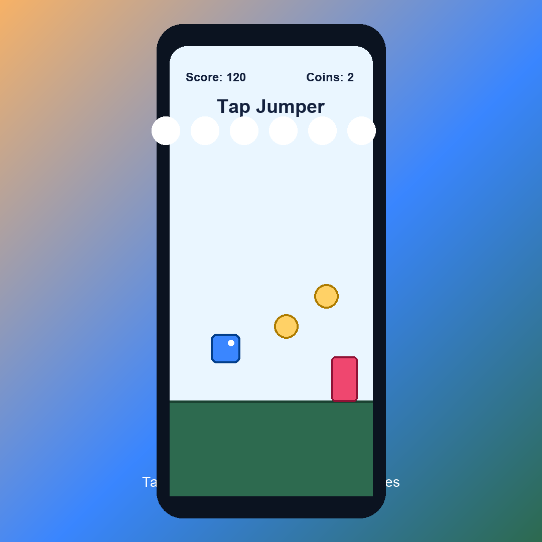Tap Jumper Mobile Game Template
